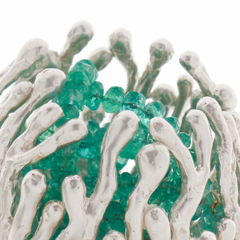 Emerald Orb Pendant by Vicky Forrester