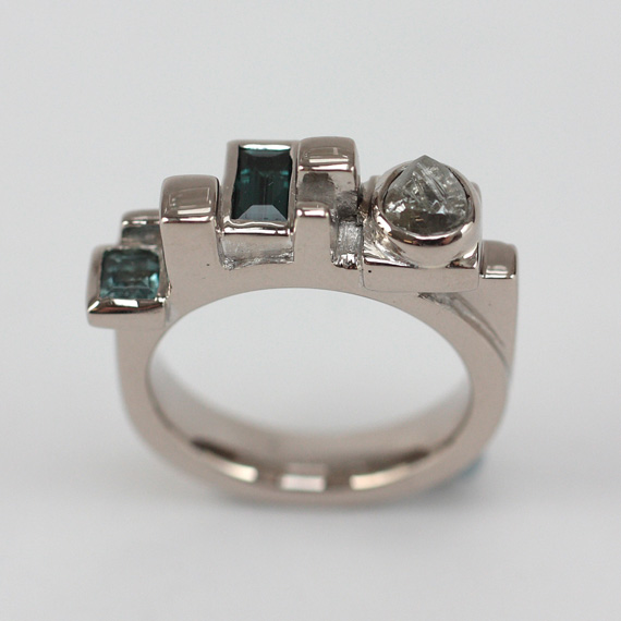 Vicky Forrester, rings, wedding rings, gold and silver, contemporary  jewellery , bespoke jewellery, jewelry. Original hand made jewellery experiences. Designed and made by hand. Each piece is hand crafted and exists as an original. Gold silver special  jewellery gifts. Made at my Flux in South London. These contemporary jewellery forms exist unique pieces as one a part of my exclusive one off bespoke jewellery collections.