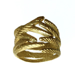 Laurel Ring, 14ct Gold - Vicky Forrester
