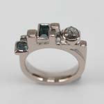 The Rings Collection: Vicky Forrester is a designer jewellery maker of contemporary bespoke jewellery. 