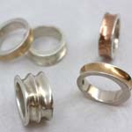 The Rings Collection: Vicky Forrester is a designer jewellery maker of contemporary bespoke jewellery. 